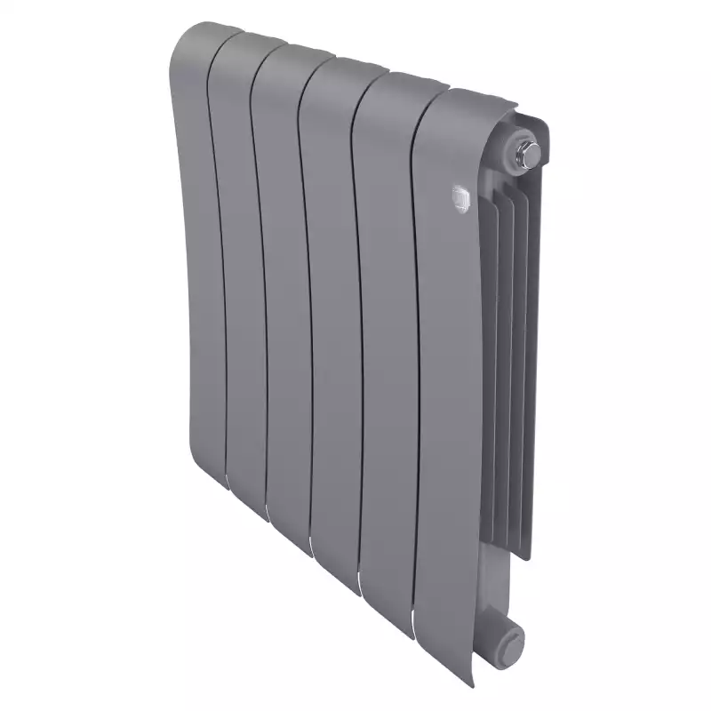 Радиатор биметаллический Royal Thermo Infinity 500 Silver Satin - 6 секц.