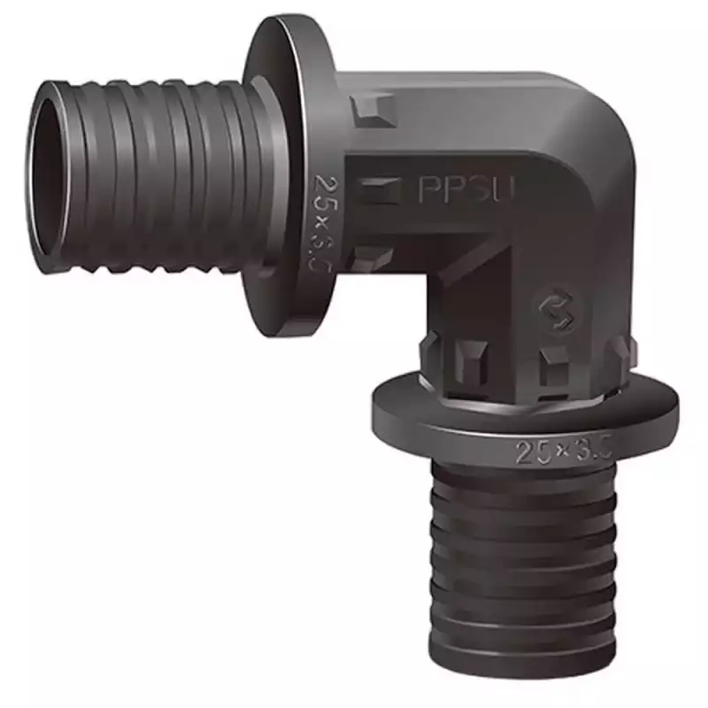 Угол VARMEGA Slide-fit 25 PPSU, 90 гр., PPSU, VM50803
