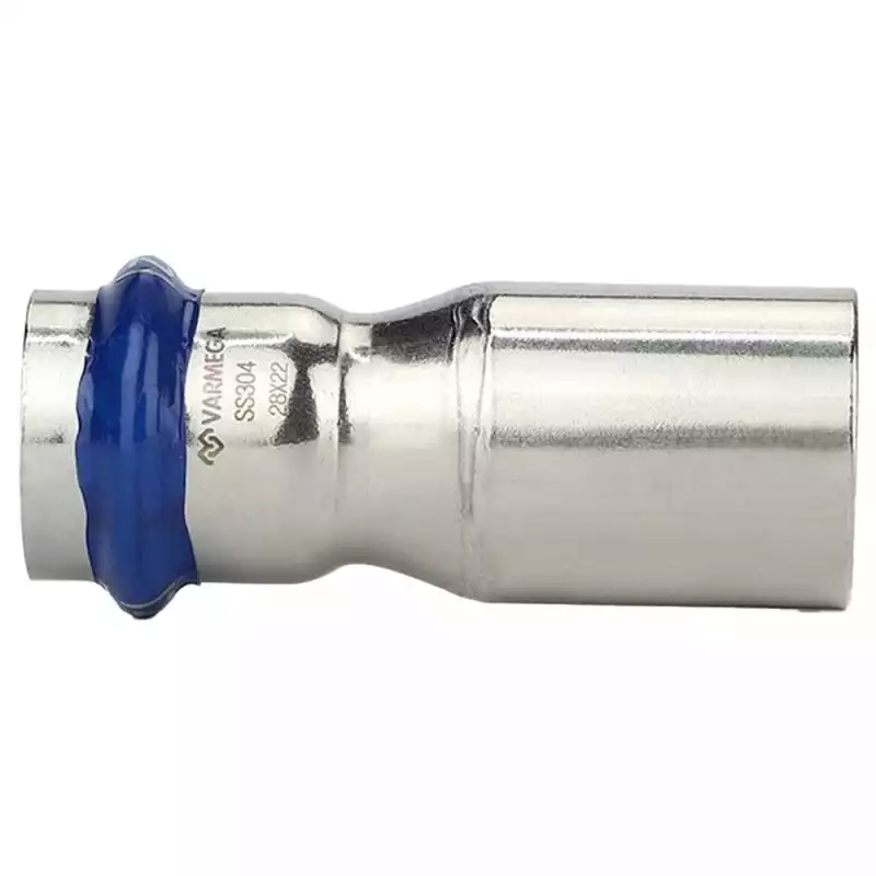 Муфта-вставка VARMEGA однораструбная Inox Press переходная 35ax15