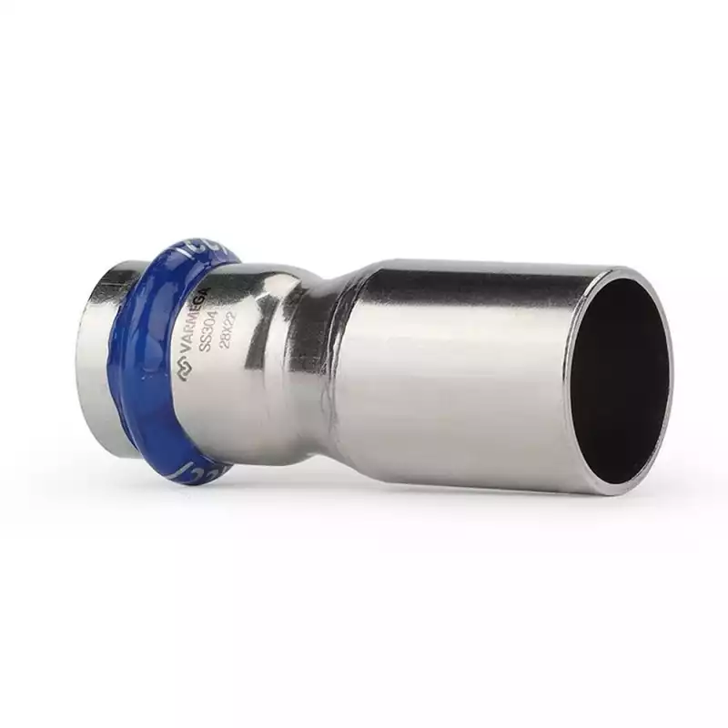 Муфта-вставка VARMEGA однораструбная Inox Press переходная 35ax22
