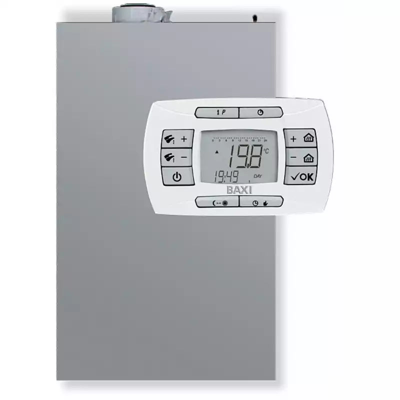 Котел газовый BAXI LUNA IN PLUS 1.24 конденсационный, настенный, 1 конт., закр. кам. сгор.