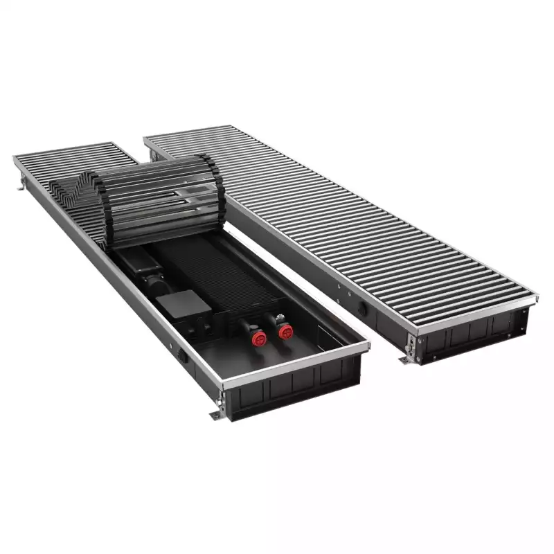 Конвектор внутрипольный Royal Thermo ATRIUM TURBO-80/180/1400-DG-U-NA