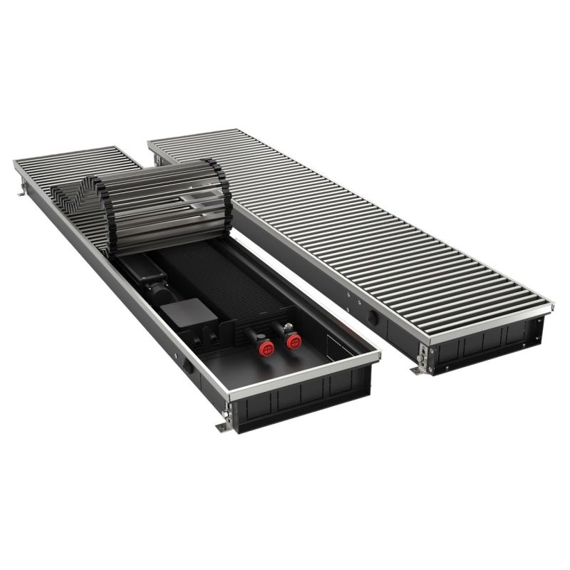Конвектор внутрипольный Royal Thermo ATRIUM TURBO-80/180/2300-DG-U-NA