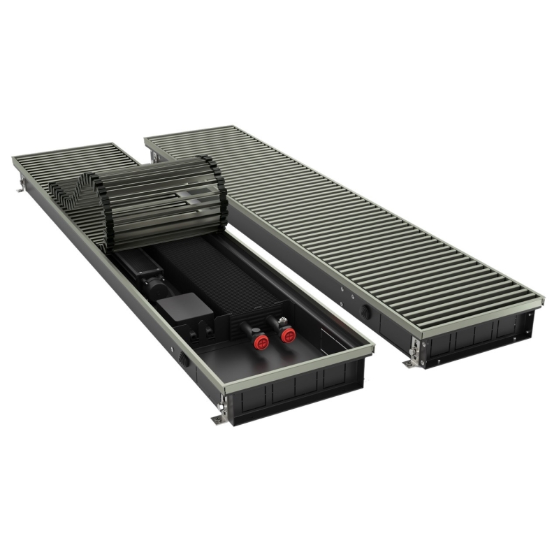 Конвектор внутрипольный Royal Thermo ATRIUM TURBO-80/180/2600-DG-U-LB