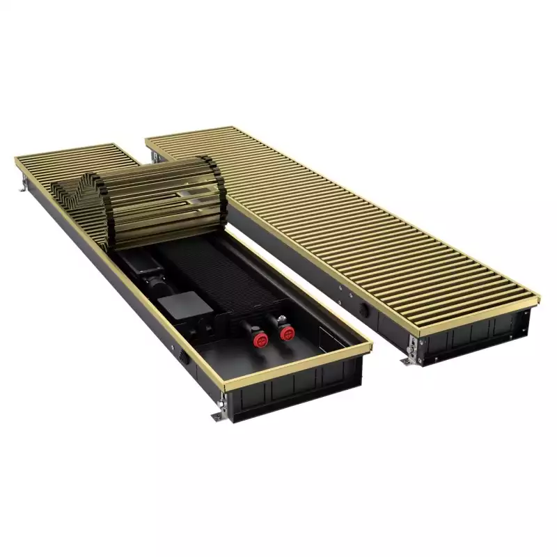 Конвектор внутрипольный Royal Thermo ATRIUM TURBO-80/180/2800-DG-U-AU