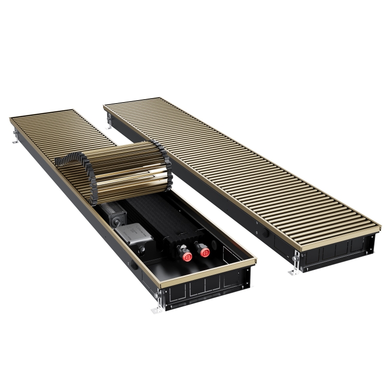 Конвектор внутрипольный Royal Thermo ATRIUM TURBO-80/250/1900-DG-U-AU