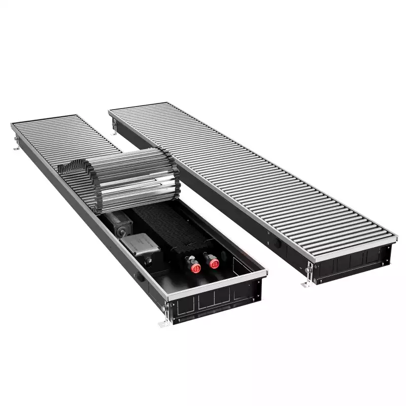 Конвектор внутрипольный Royal Thermo ATRIUM TURBO-80/250/2200-DG-U-NA