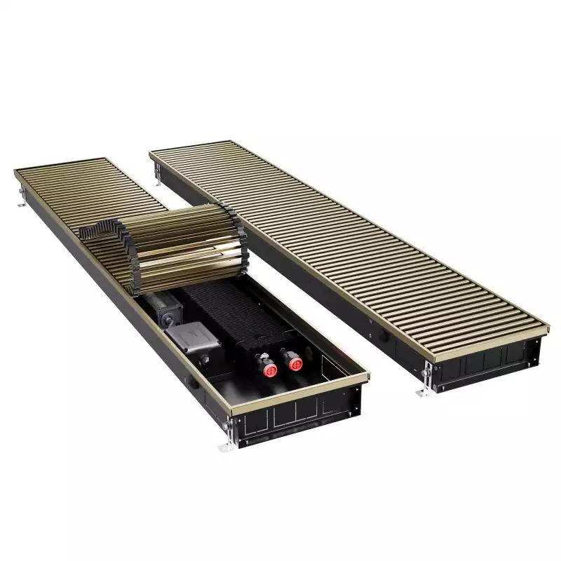 Конвектор внутрипольный Royal Thermo ATRIUM TURBO-80/250/2900-DG-U-AU