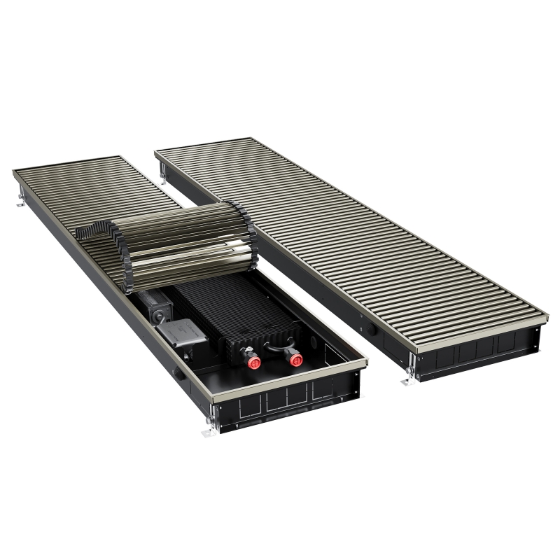 Конвектор внутрипольный Royal Thermo ATRIUM TURBO-80/300/1100-DG-U-LB