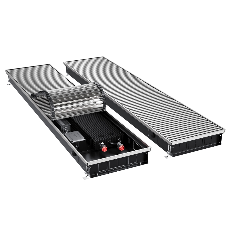 Конвектор внутрипольный Royal Thermo ATRIUM TURBO-80/300/1400-DG-U-NA