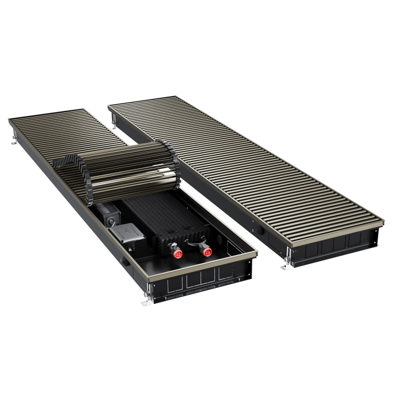 Конвектор внутрипольный Royal Thermo ATRIUM TURBO-80/300/1800-DG-U-DB