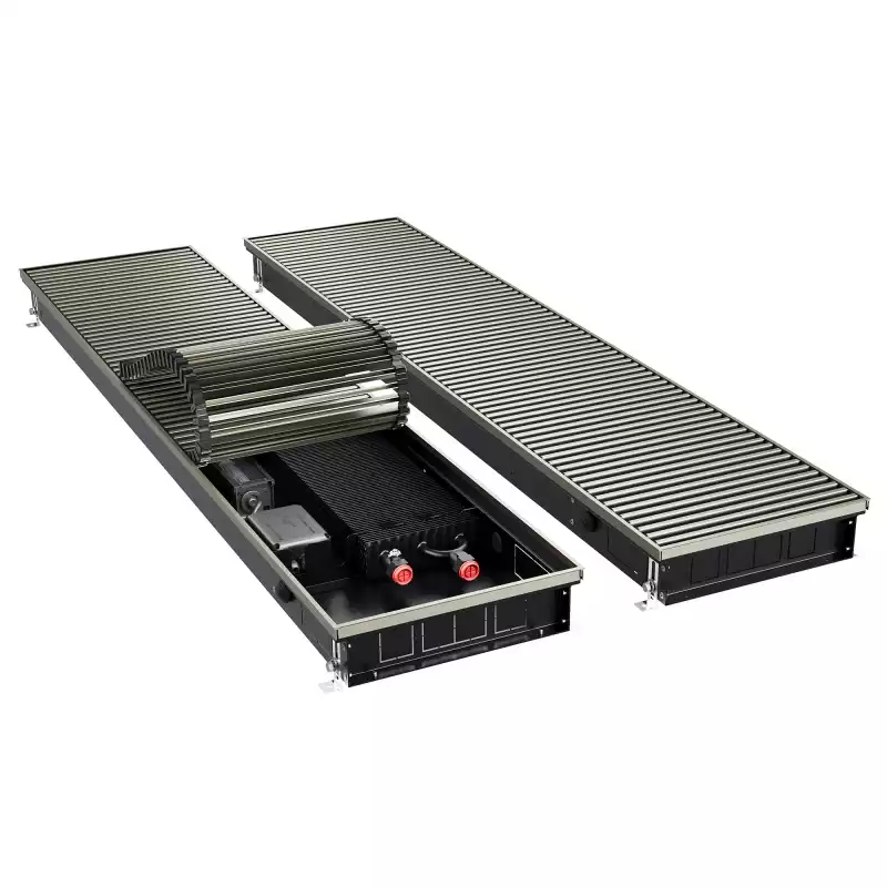 Конвектор внутрипольный Royal Thermo ATRIUM TURBO-80/300/2900-DG-U-LB