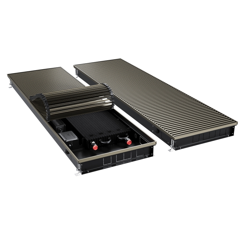 Конвектор внутрипольный Royal Thermo ATRIUM TURBO-80/400/2600-DG-U-DB