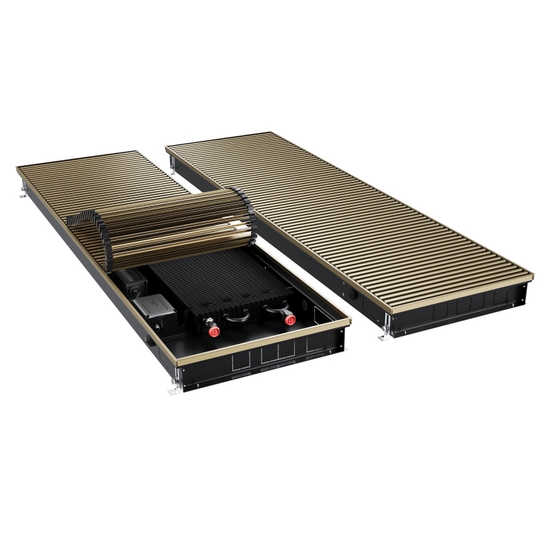 Конвектор внутрипольный Royal Thermo ATRIUM TURBO-80/400/2600-DG-U-AU
