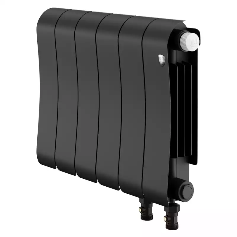 Радиатор биметаллический Royal Thermo Infinity 300 Noir Sable VR80 - 6 секц.