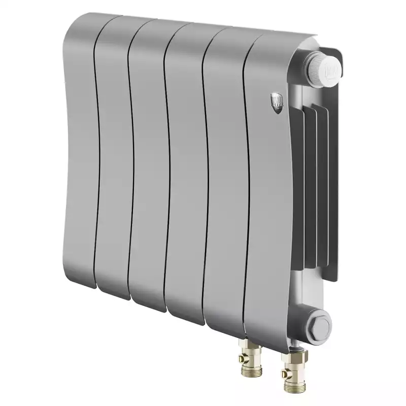 Радиатор биметаллический Royal Thermo Infinity 300 Silver Satin VR80 - 6 секц.
