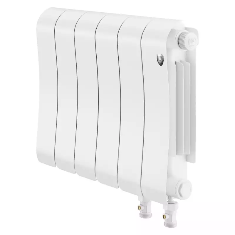 Радиатор биметаллический Royal Thermo Infinity 300 Bianco Traffico VR80 - 6 секц.
