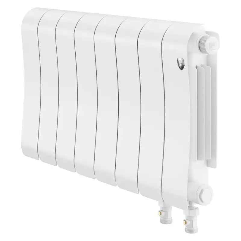 Радиатор биметаллический Royal Thermo Infinity 300 Bianco Traffico VR80 - 8 секц.