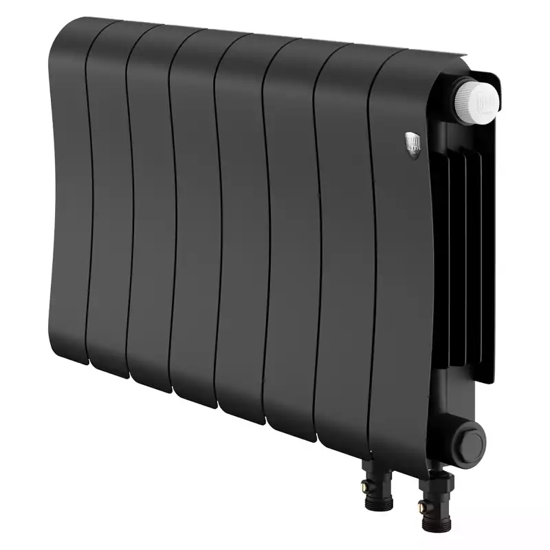 Радиатор биметаллический Royal Thermo Infinity 300 Noir Sable VR80 - 8 секц.