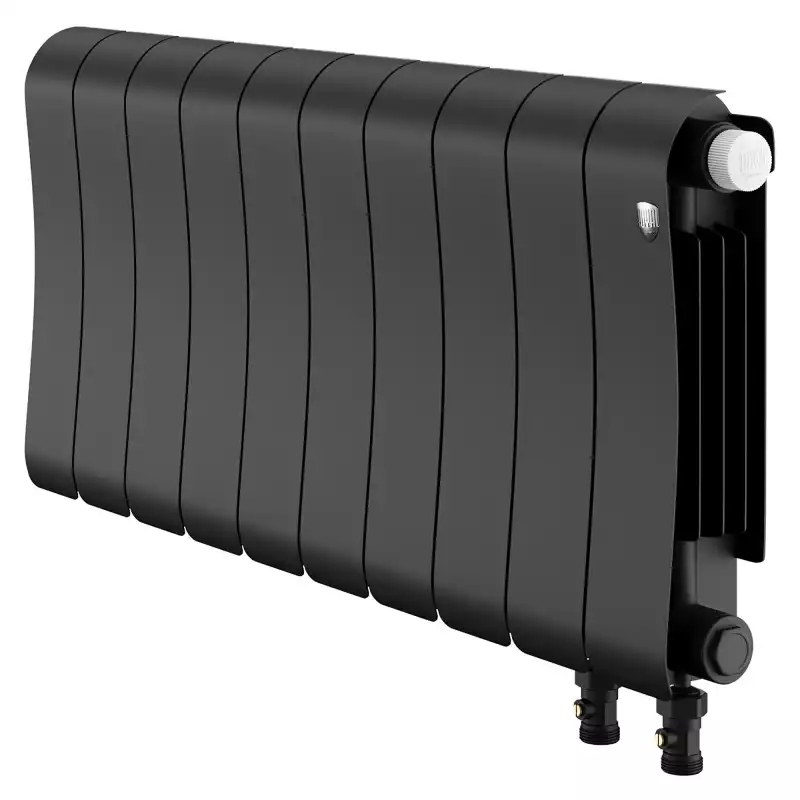 Радиатор биметаллический Royal Thermo Infinity 300 Noir Sable VR80 - 10 секц.