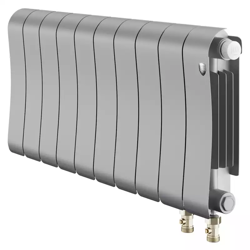 Радиатор биметаллический Royal Thermo Infinity 300 Silver Satin VR80 - 10 секц.