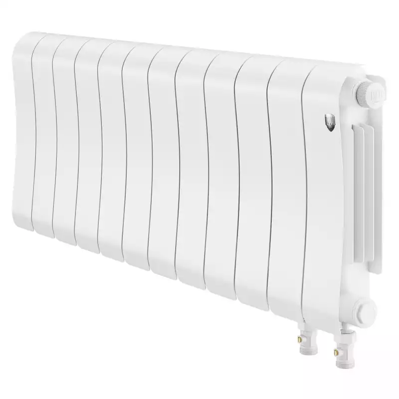 Радиатор биметаллический Royal Thermo Infinity 300 Bianco Traffico VR80 - 12 секц.