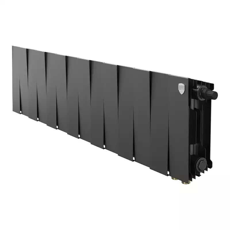 Радиатор биметаллический Royal Thermo PianoForte 200 Чёрный VR80- 14 секц.