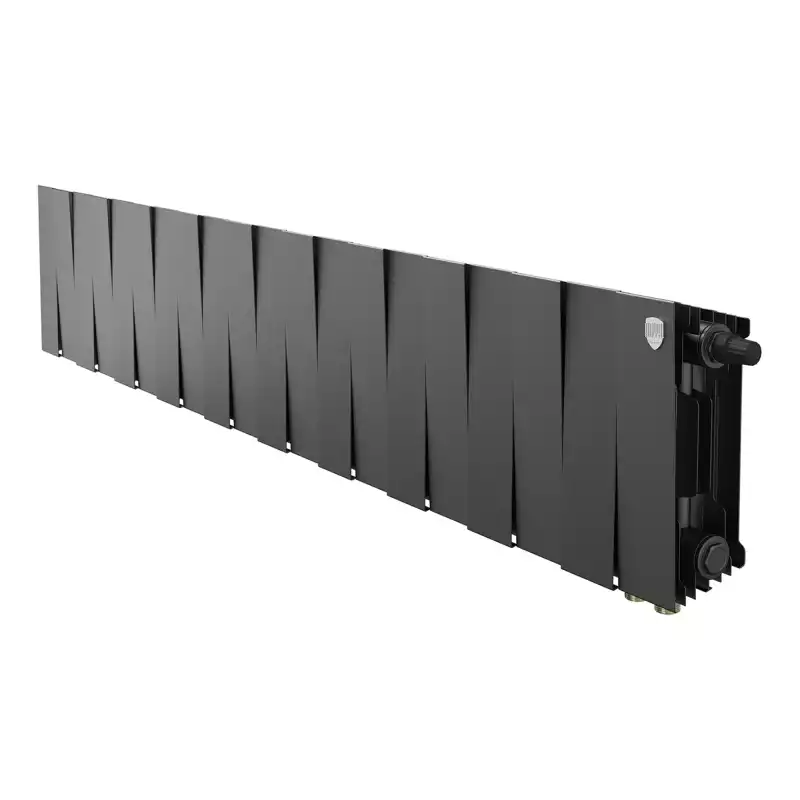 Радиатор биметаллический Royal Thermo PianoForte 200 Чёрный VR80- 20 секц.