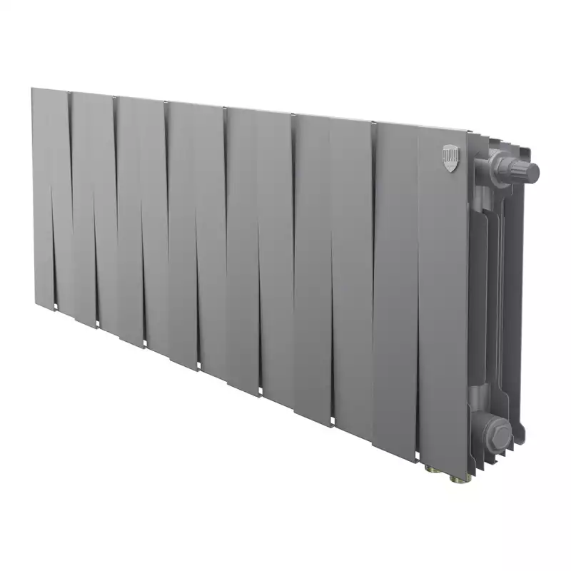 Радиатор биметаллический Royal Thermo PianoForte 300 Серебристый VR80 - 14 секц.