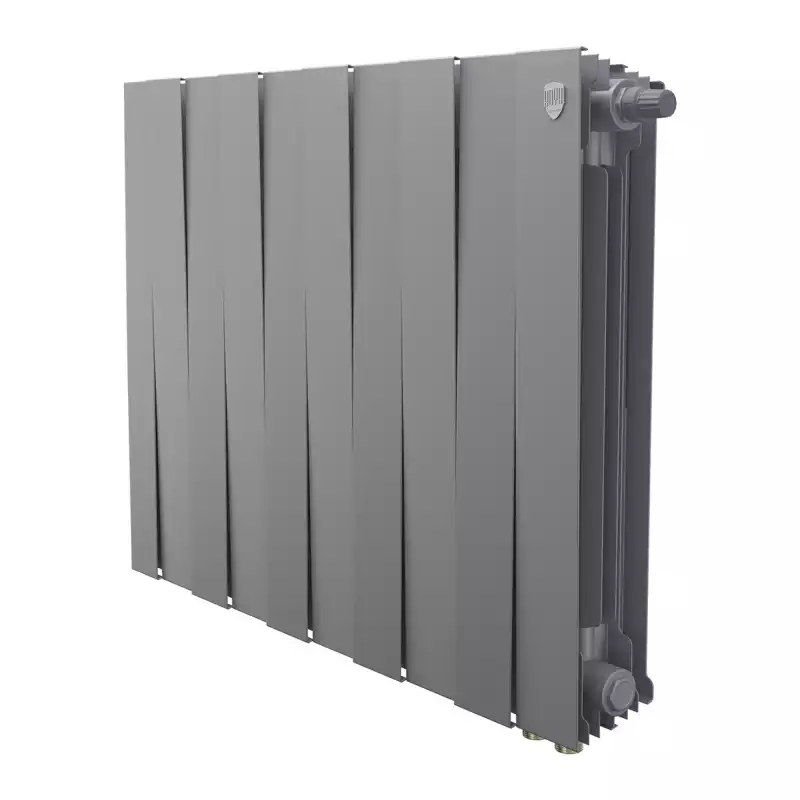 Радиатор биметаллический Royal Thermo PianoForte 500 Серебристый VR80 - 10 секц.