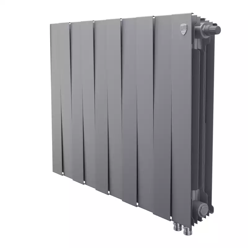 Радиатор биметаллический Royal Thermo PianoForte 500 Серебристый VR80 - 12 секц.