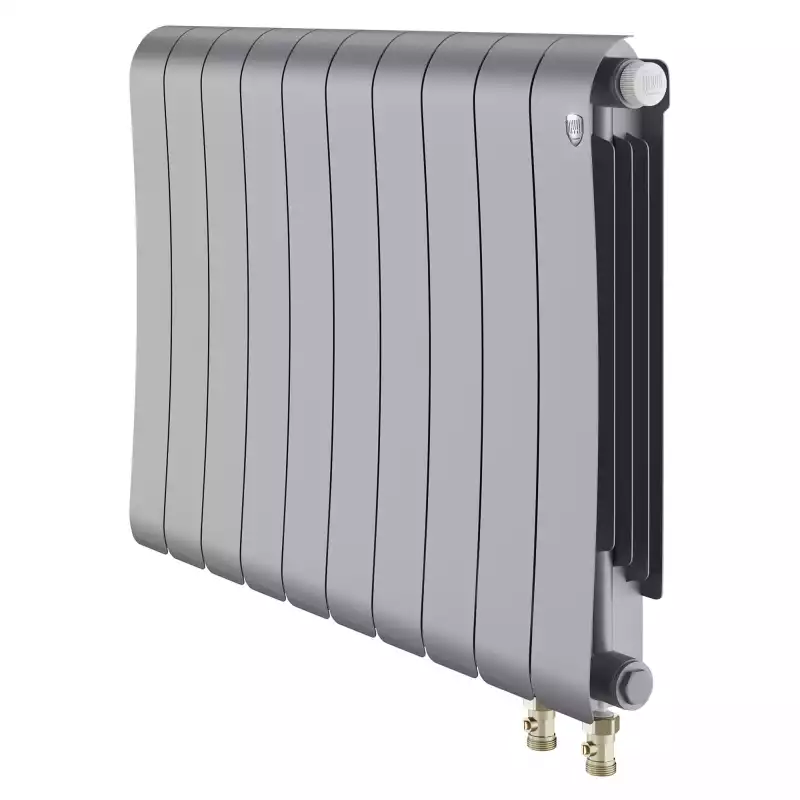 Радиатор биметаллический Royal Thermo Infinity 500 Silver Satin VR80 - 10 секц.