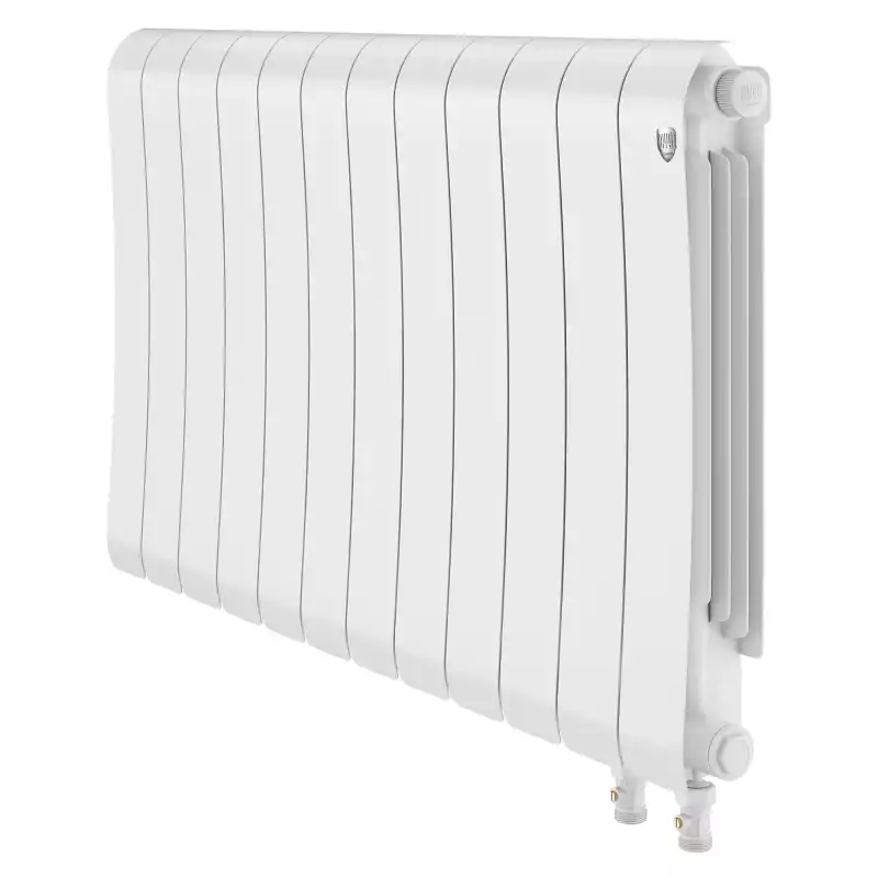 Радиатор биметаллический Royal Thermo Infinity 500 Bianco Traffico VR80 - 12 секц.