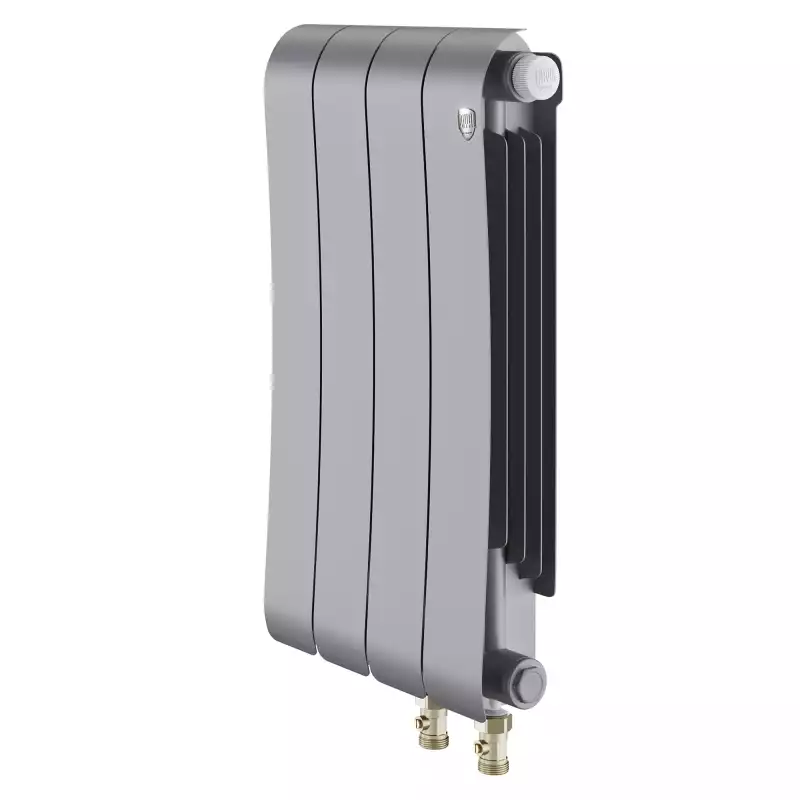 Радиатор биметаллический Royal Thermo Infinity 500 Silver Satin VR80 - 4 секц.