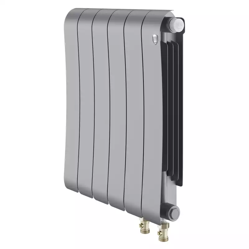 Радиатор биметаллический Royal Thermo Infinity 500 Silver Satin VR80 - 6 секц.