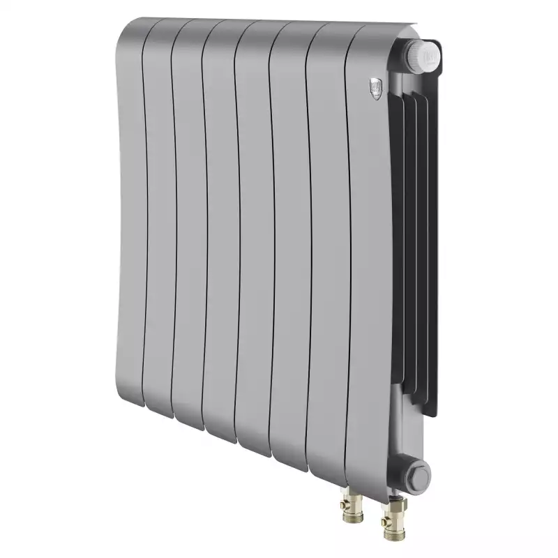Радиатор биметаллический Royal Thermo Infinity 500 Silver Satin VR80 - 8 секц.