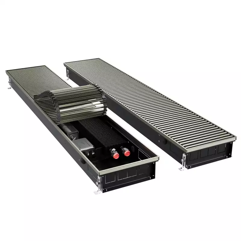 Конвектор внутрипольный Royal Thermo ATRIUM TURBO-90/250/2300-DG-U-LB