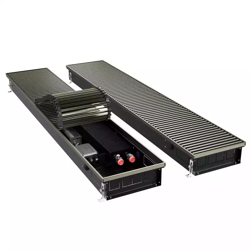 Конвектор внутрипольный Royal Thermo ATRIUM TURBO-90/250/2300-DG-U-DB