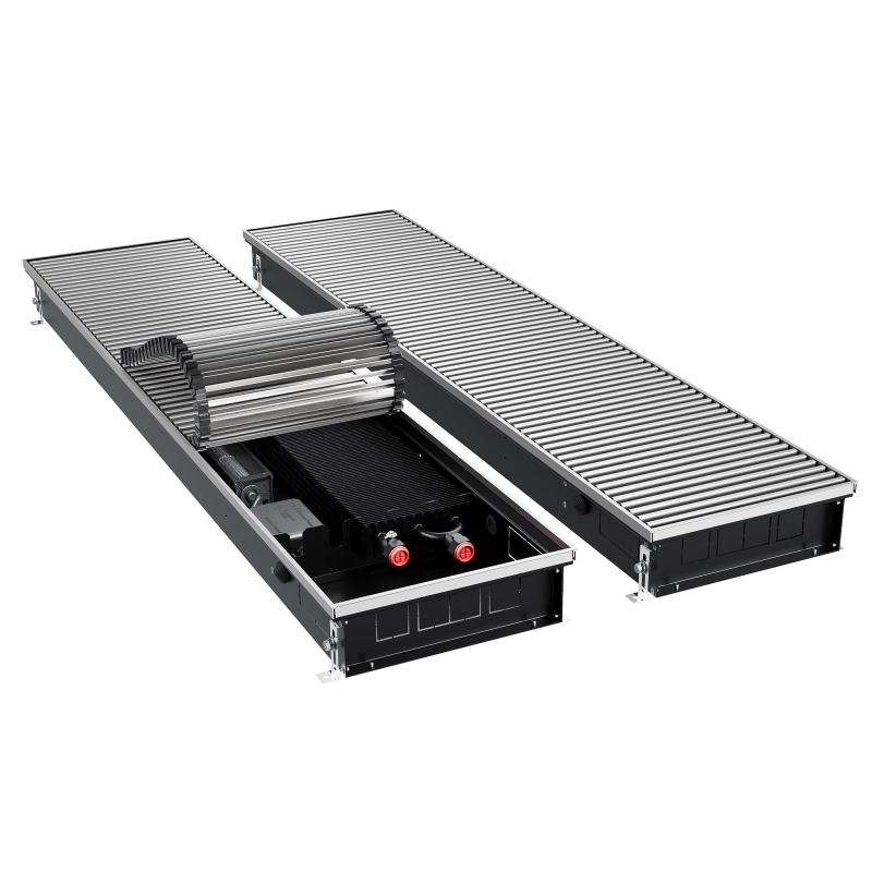 Конвектор внутрипольный Royal Thermo ATRIUM TURBO-90/300/1300-DG-U-NA