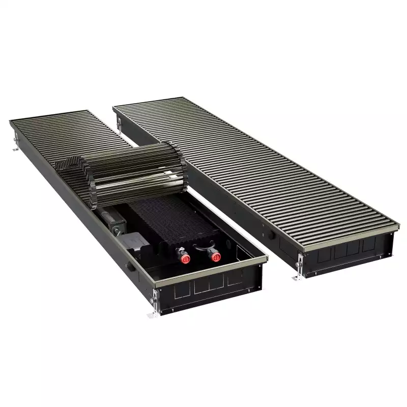 Конвектор внутрипольный Royal Thermo ATRIUM TURBO-90/300/1500-DG-U-DB