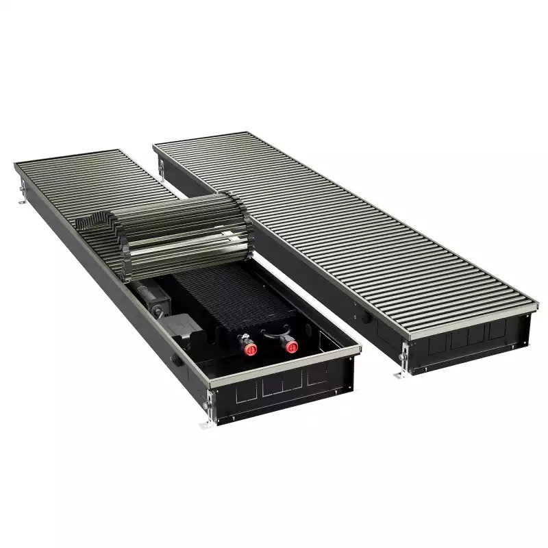 Конвектор внутрипольный Royal Thermo ATRIUM TURBO-90/300/2100-DG-U-LB