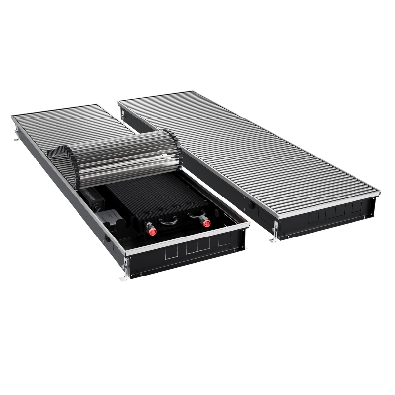 Конвектор внутрипольный Royal Thermo ATRIUM TURBO-90/400/1300-DG-U-NA