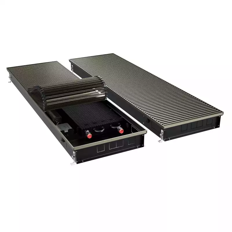 Конвектор внутрипольный Royal Thermo ATRIUM TURBO-90/400/2300-DG-U-DB