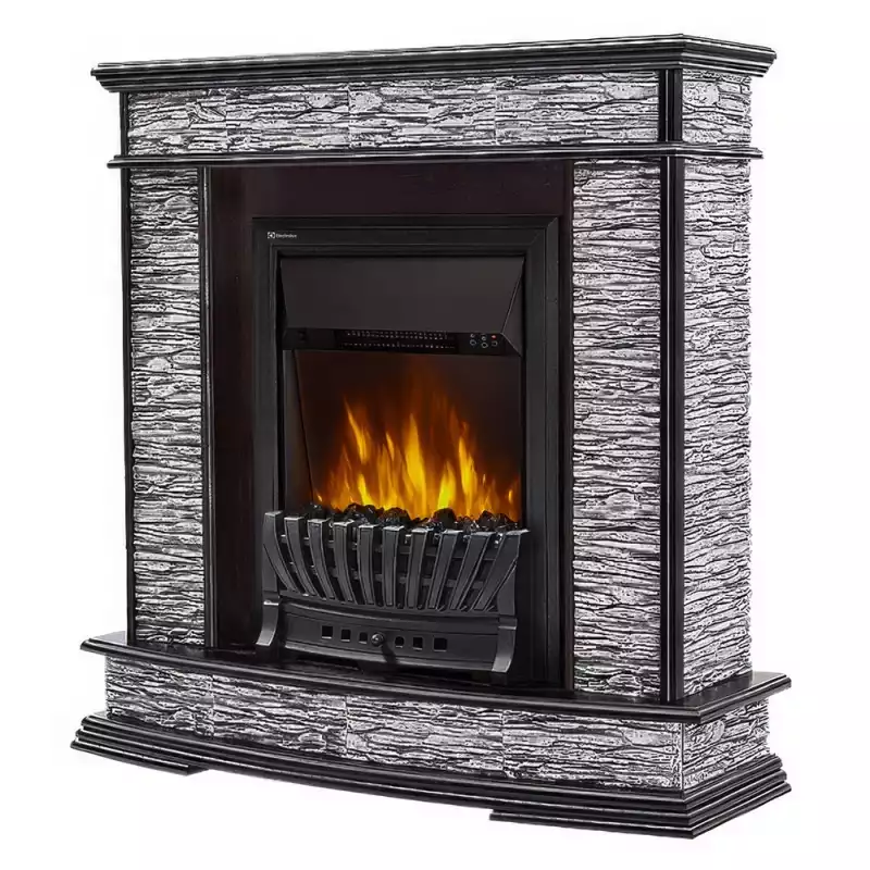 Портал Firelight Scala Classic сланец скалистый серый, шпон венге