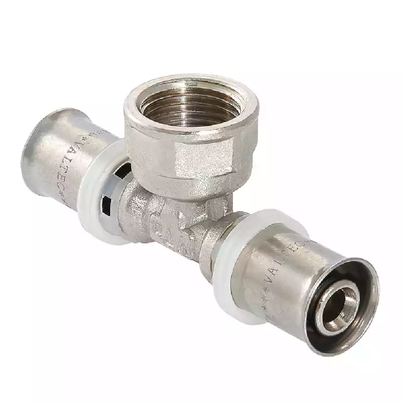 Тройник пресс Valtec VTm.232.N.260626 ВР 26х1