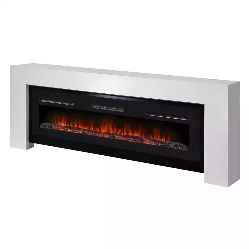 Портал Firelight Suprema Long белый, черный