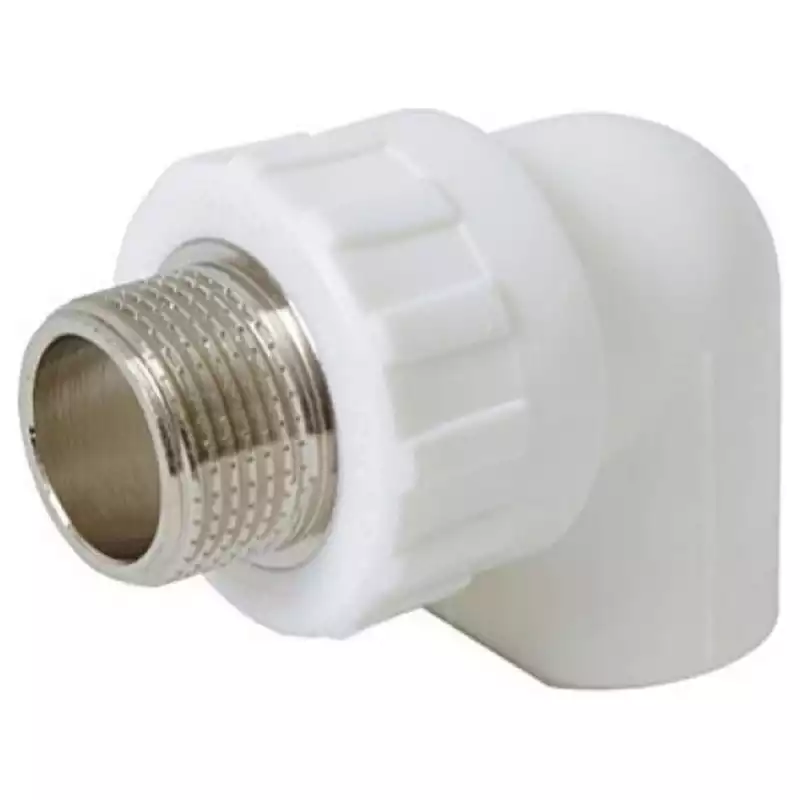 Угольник MeerPlast PPRC 20х1/2 НР белый (1/10/110)