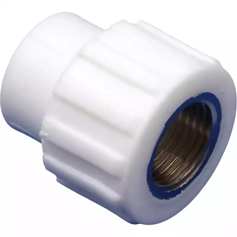 Муфта MeerPlast PPRC 25х1/2 ВР белый (1/10/160)