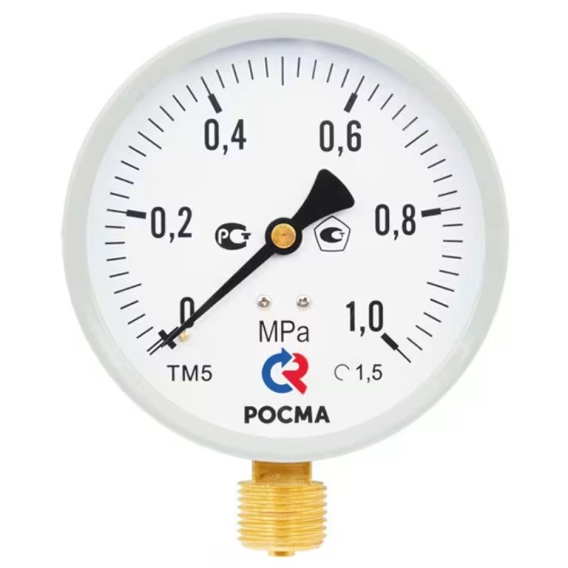 Манометр Росма ТМ-510Р.00 М2 (0-1,0 МПа) G1/2