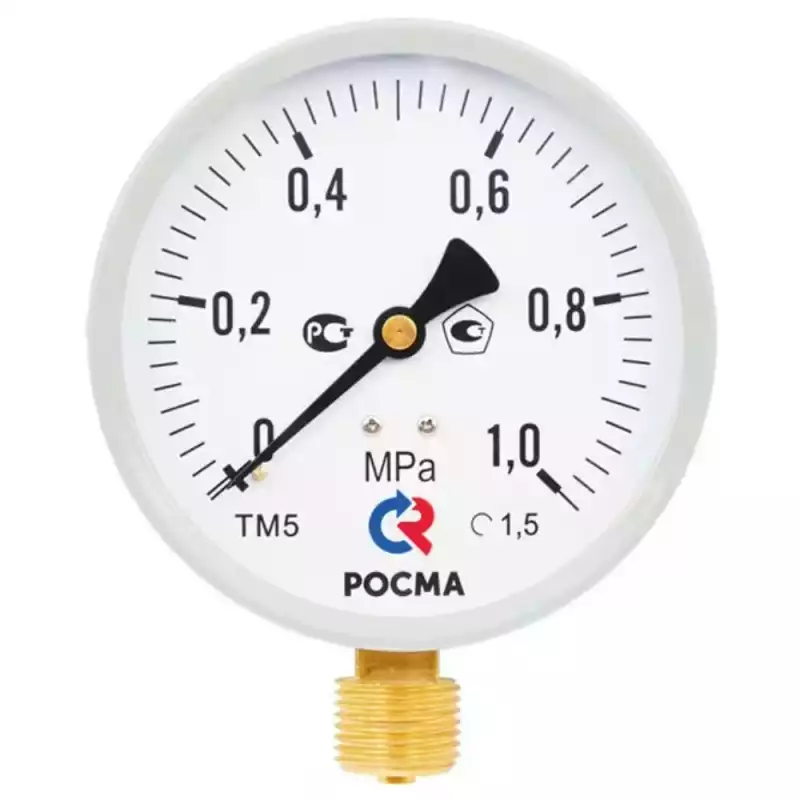 Манометр Росма ТМ-510Р.00 М2 (0-1,0 МПа) G1/2